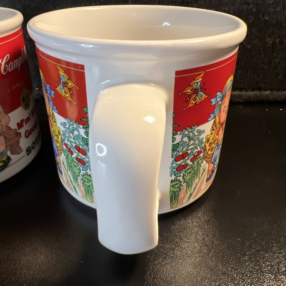 1999 Campbell's Homestyle M'm M'm Good Soup Bowl Mugs Westwood Vintage Set Of 2 - Picture 11 of 13
